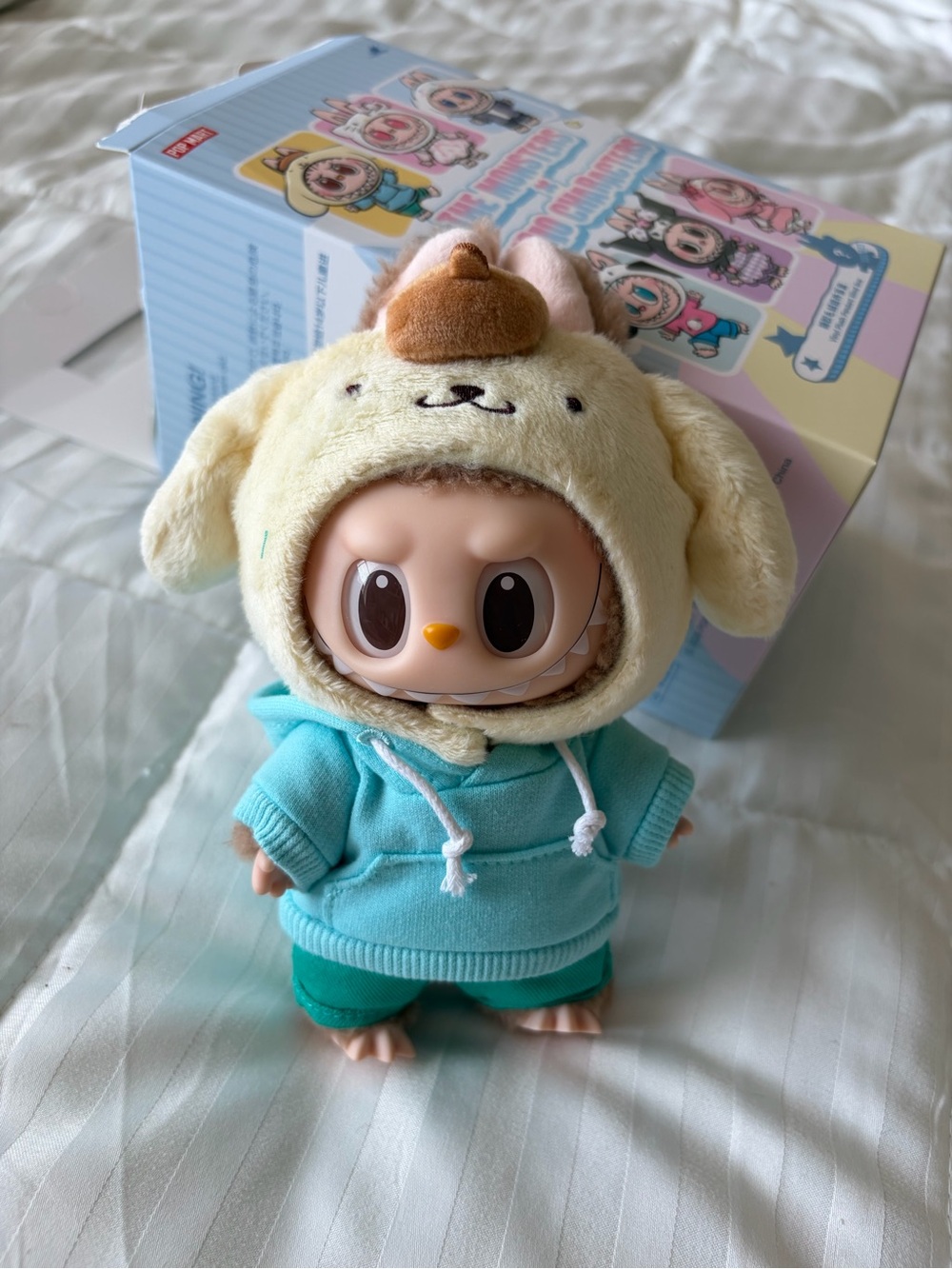 POP MART Labubu Sanrio Hello Kitty Vinyl Plush Figure - Pompompurin